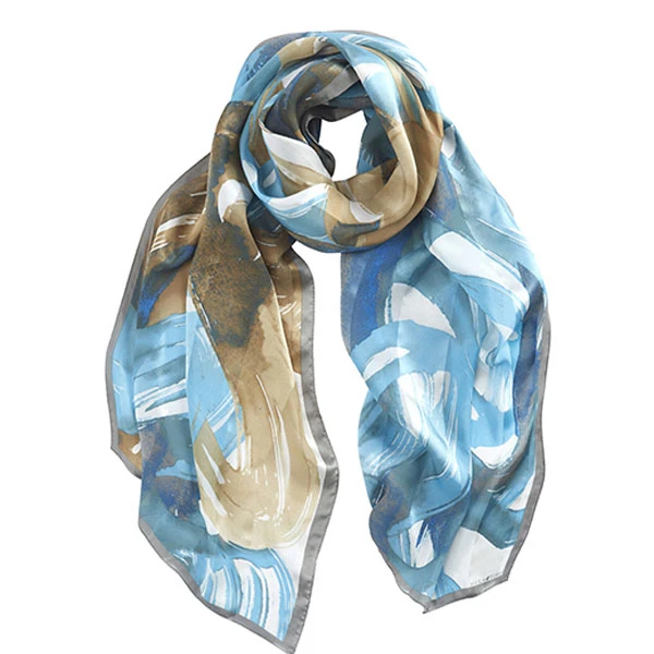 China Custom Lady Silk Scarf Manufacturer