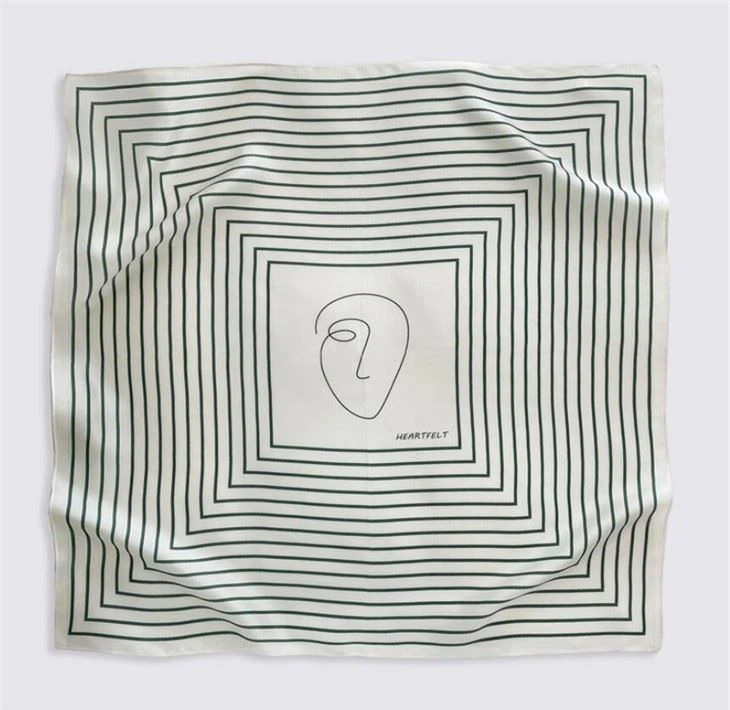 China Custom Lady Silk Scarf supplier