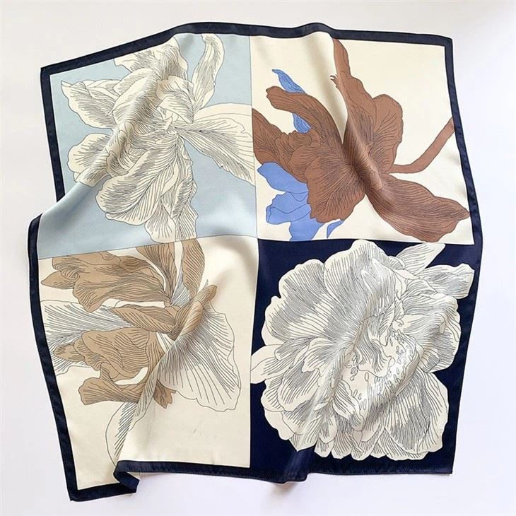 wholesale Custom Lady Silk Scarf factory