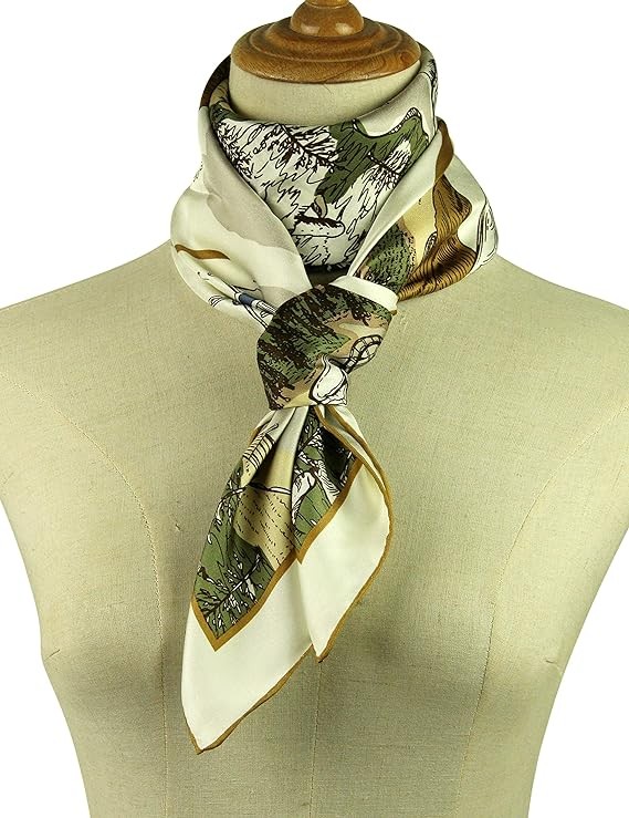 Custom 100% Silk Twill Luxury Scarf For Lady