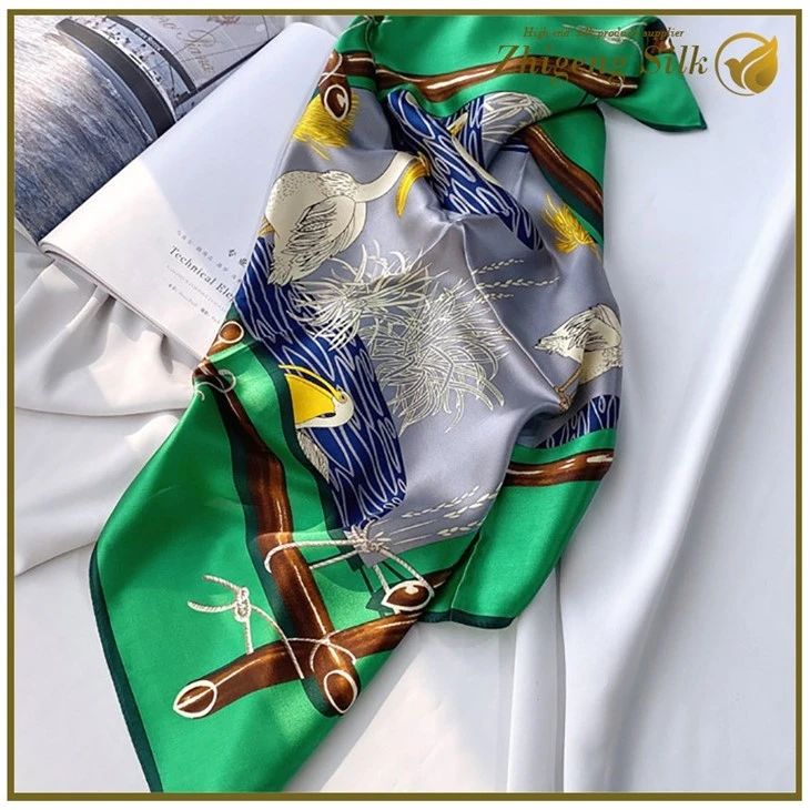 Custom Print Silk Foulard