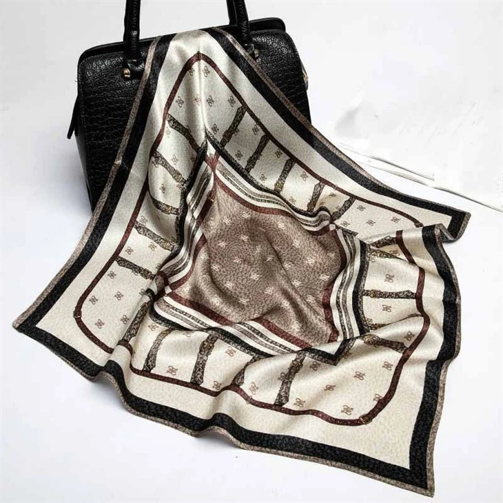 Fashion Custom Design Square Silk Scarves 100% Silk Scarf